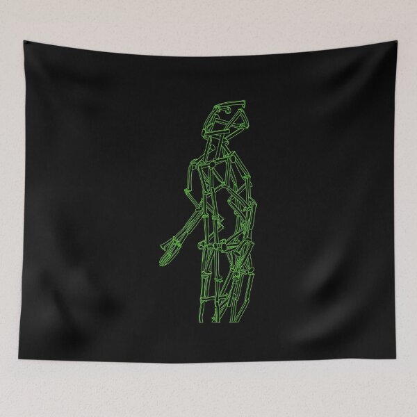 Item preview, Green outline of Why designed and sold by BrianOConnorArt.