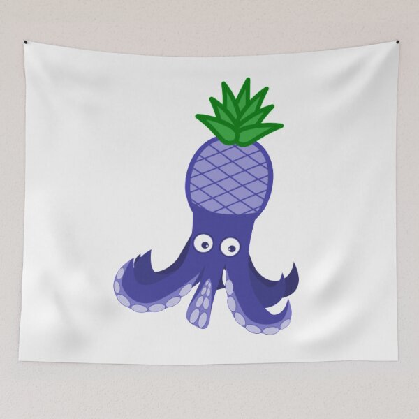 Item preview, Pineapple Octopus Funny Mashup Design  designed and sold by JessiaDubois.