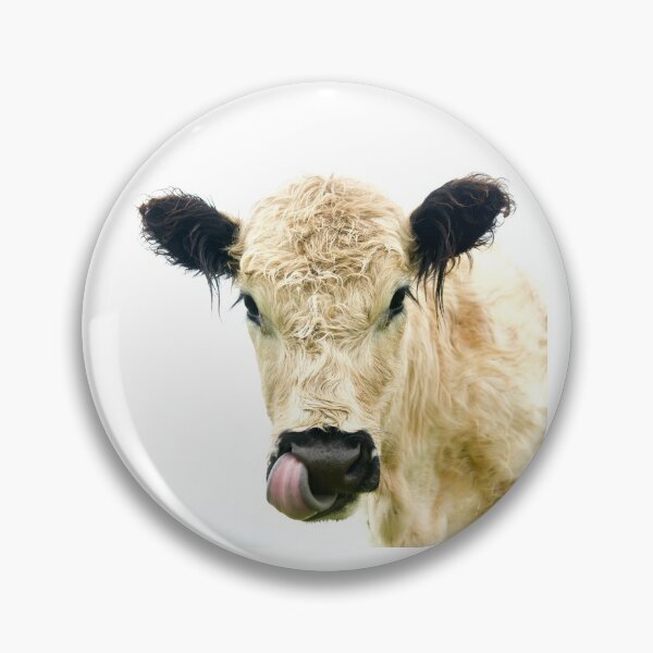 Item preview, Dairy Cow licks nose designed and sold by ArtbyBodge.
