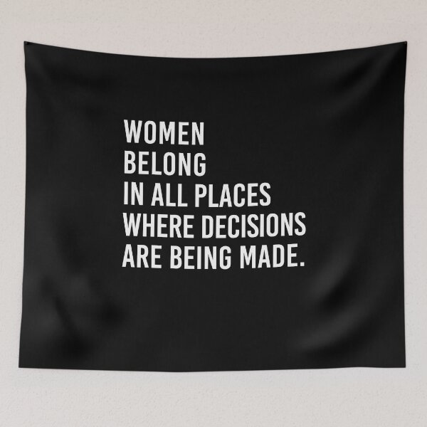 Item preview, Women Belong In All Places, Ruth Bader Ginsburg, RBG designed and sold by corbrand.