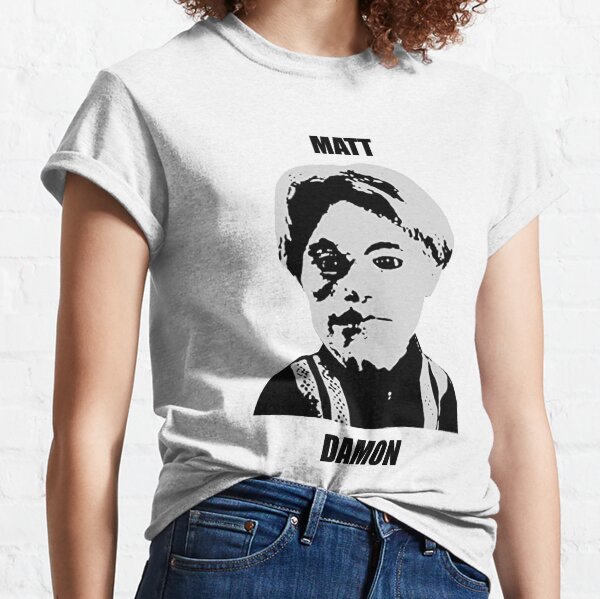 Matt Damon Actor Movie Team America Puppet Funny Comedy World Police Vintage Classic T-Shirt