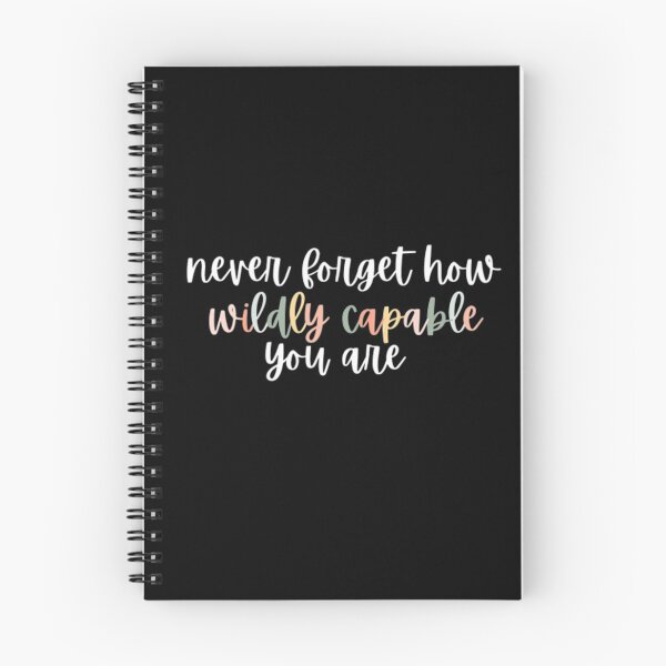 Item preview, Never forget how wildly capable you are motivational quote designed and sold by MNCO.