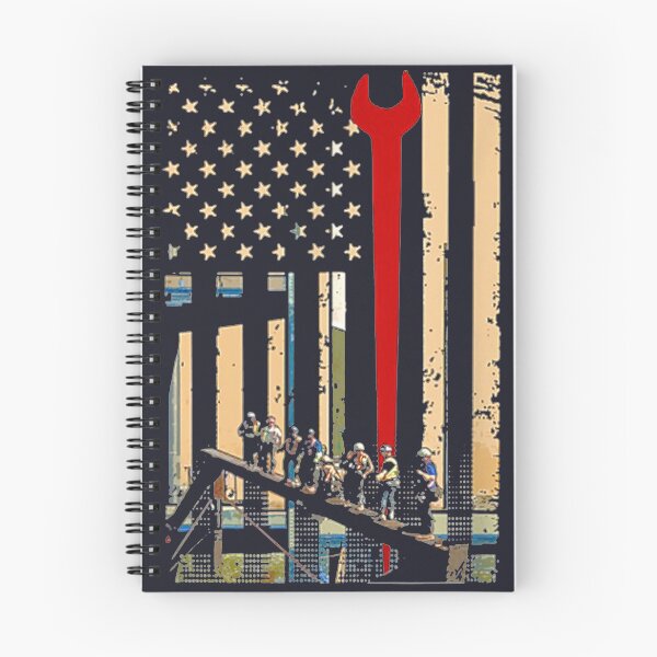 Item preview, American Flag Ironworker Union Proud designed and sold by linhkaphung.