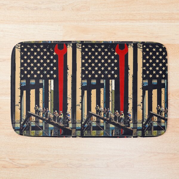 Item preview, American Flag Ironworker Union Proud designed and sold by linhkaphung.