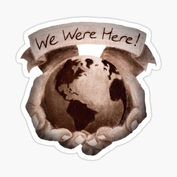 Wir waren hier Sticker