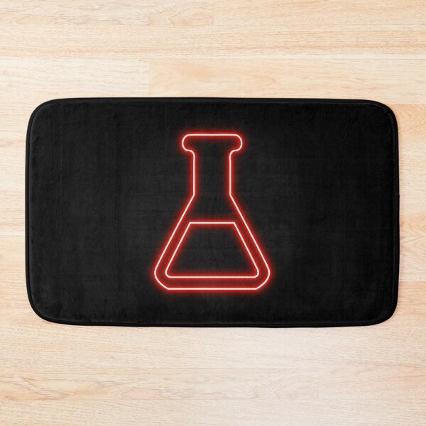 Item preview, Red Retro Neon Chemistry Laboratory Flask designed and sold by dylanxh.