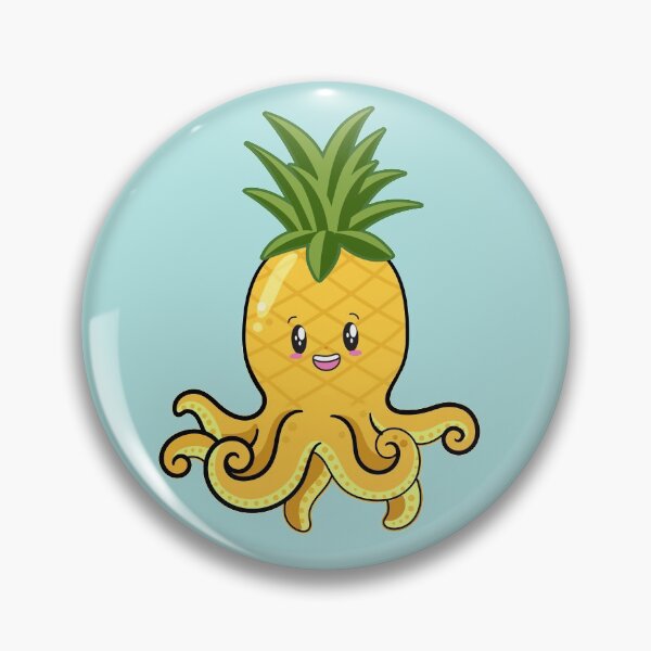 Item preview, Cute Octopus Pineapple for Tropical Fruit Lovers designed and sold by LeGND.