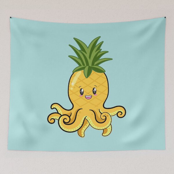 Item preview, Cute Octopus Pineapple for Tropical Fruit Lovers designed and sold by LeGND.