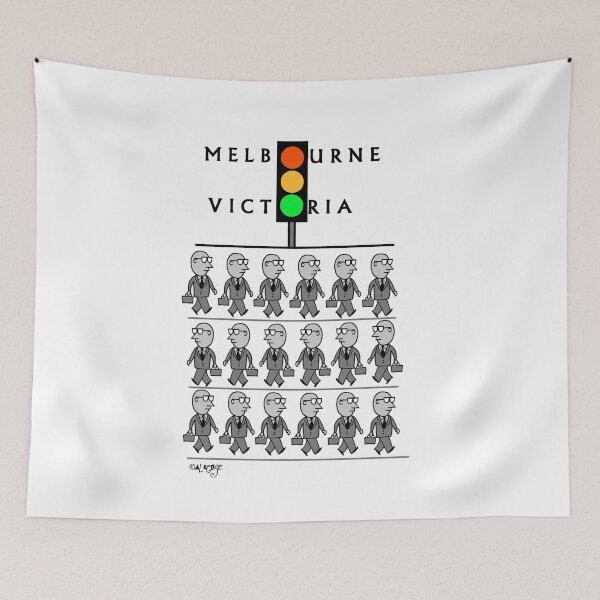 Item preview, Grey men in suits, Melbourne Victoria Australia designed and sold by Al Benge.
