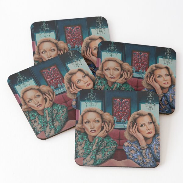 Item preview, Marlene Dietrich and Greta Garbo Painting designed and sold by PaulMeijering.
