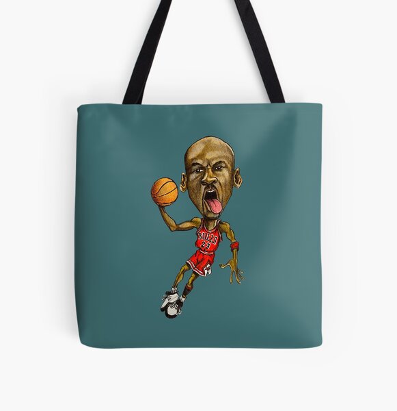 AIR Jordan Caricature All Over Print Tote Bag