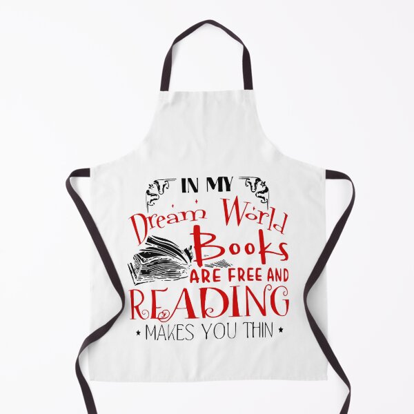 Item preview, In my dream world books are free and reading makes you thin Funny Gift designed and sold by ThomasTrump.