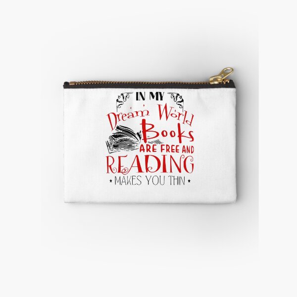 Item preview, In my dream world books are free and reading makes you thin Funny Gift designed and sold by ThomasTrump.