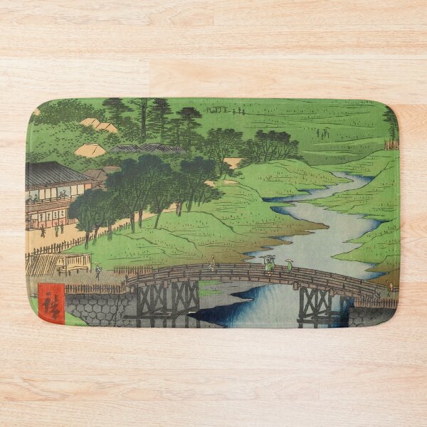 Item preview, Furukawa River Spring Landscape Vintage Ukiyo-e Japanese Art designed and sold by VintageArchive.
