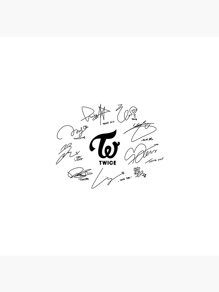TWICE Member signature