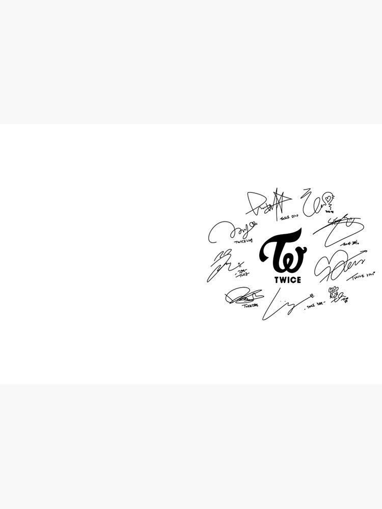 TWICE Member signature