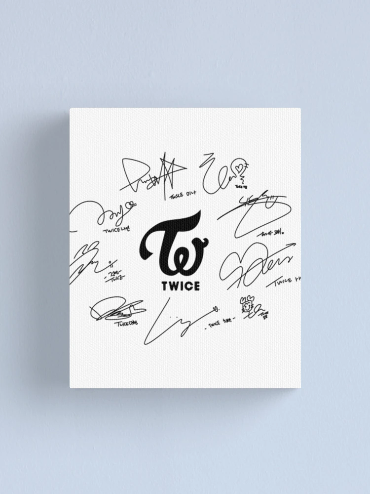 TWICE Member signature