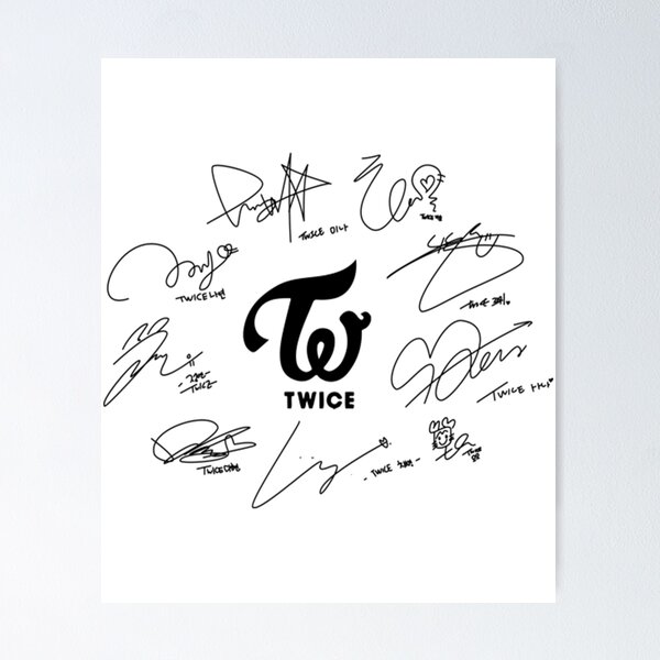 TWICE Member signature