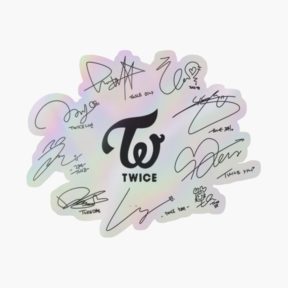 TWICE Member signature
