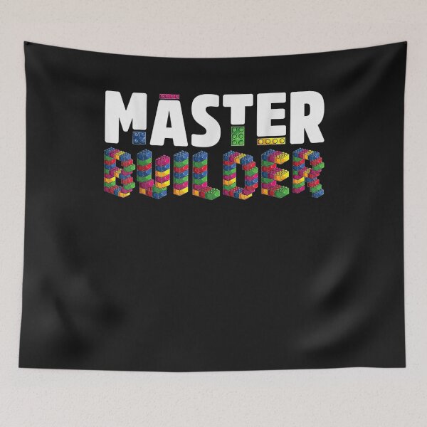 Item preview, Master Builder Kids Building Blocks Bricks Toys Gift T-Shirt designed and sold by Lukifo-Caster.