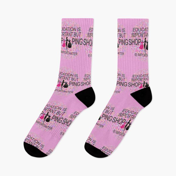 Item preview, Education Is Important But Shopping Is Importanter designed and sold by luvmhykdesigns.