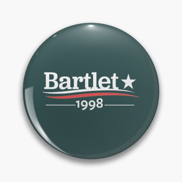 Item preview, WEST WING President BARTLET 1998 President Bartlet For America Jed Bartlet White House designed and sold by skinnycrafts91.