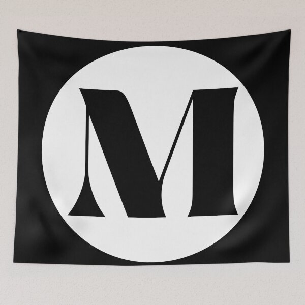 Item preview, M (Letter Initial Monogram)  designed and sold by Texterns.