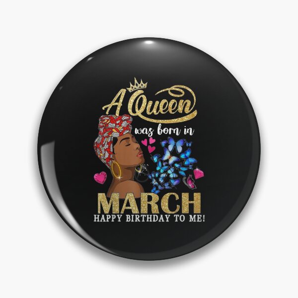 Item preview, Queens Are Born In March Girl Gift March Birthday women T-Shirt  designed and sold by Lukifo-Caster.