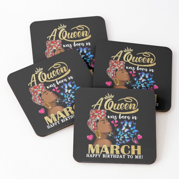 Item preview, Queens Are Born In March Girl Gift March Birthday women T-Shirt  designed and sold by Lukifo-Caster.