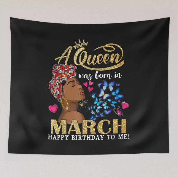 Item preview, Queens Are Born In March Girl Gift March Birthday women T-Shirt  designed and sold by Lukifo-Caster.