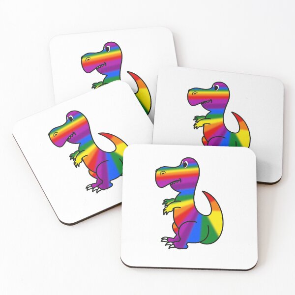 Item preview, Rainbow Dinosaur designed and sold by AnnieGetYourPen.