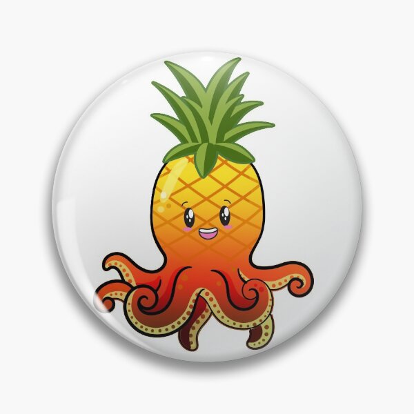 Item preview, Cute Fire Octopus Pineapple for Fruit Lovers designed and sold by LeGND.