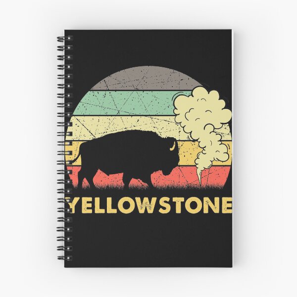 Item preview, Vintage Yellowstone National Park Wyoming Mountains Bison T-Shirt designed and sold by thuba257.