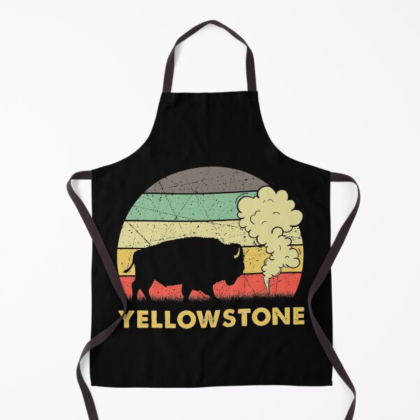 Item preview, Vintage Yellowstone National Park Wyoming Mountains Bison T-Shirt designed and sold by thuba257.