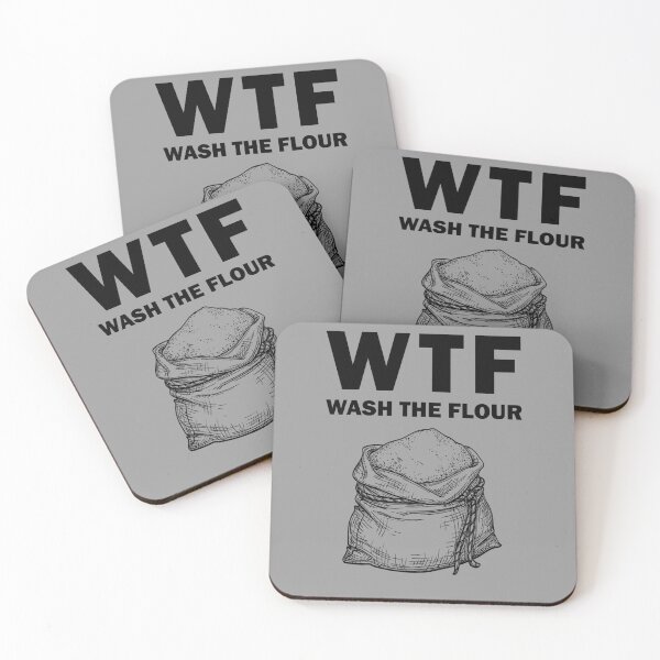Item preview, WTF Wash The Flour  Funny Vegan Plant designed and sold by thuba257.