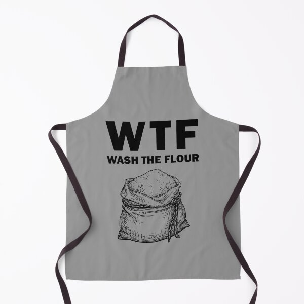 Item preview, WTF Wash The Flour Funny Vegan Plant designed and sold by thuba257.