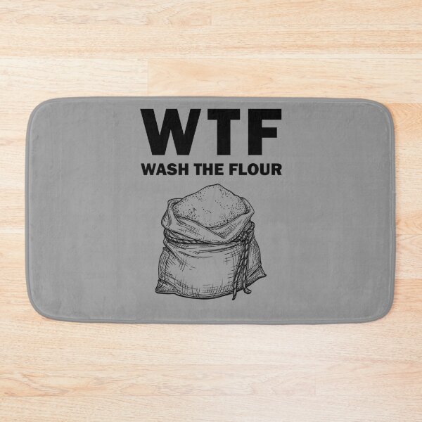 Item preview, WTF Wash The Flour  Funny Vegan Plant designed and sold by thuba257.