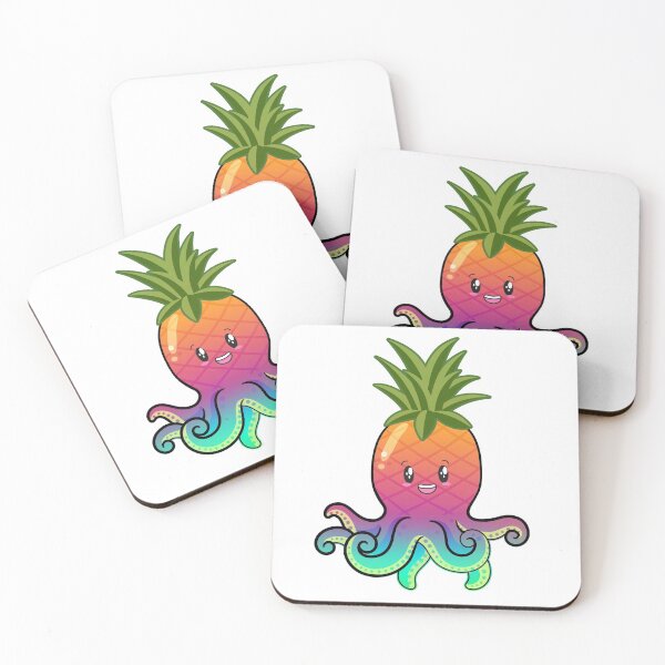 Item preview, Cute Rainbow Octopus Pineapple for Fruit Lovers designed and sold by LeGND.