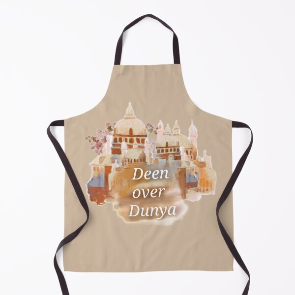 Item preview, Village with Mosque/masjad "een over dunya" designed and sold by RealMuslamic.