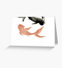 koi Greeting Card