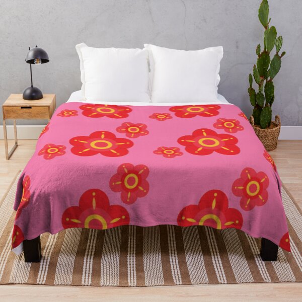 Item preview, African Orange Floral on Pink designed and sold by julset.