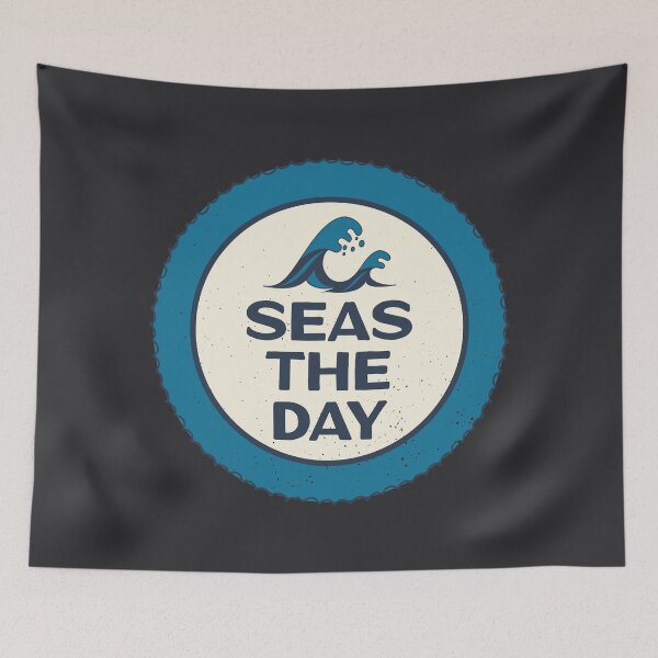 Item preview, Seas the Day Waves designed and sold by SharksOnShore.