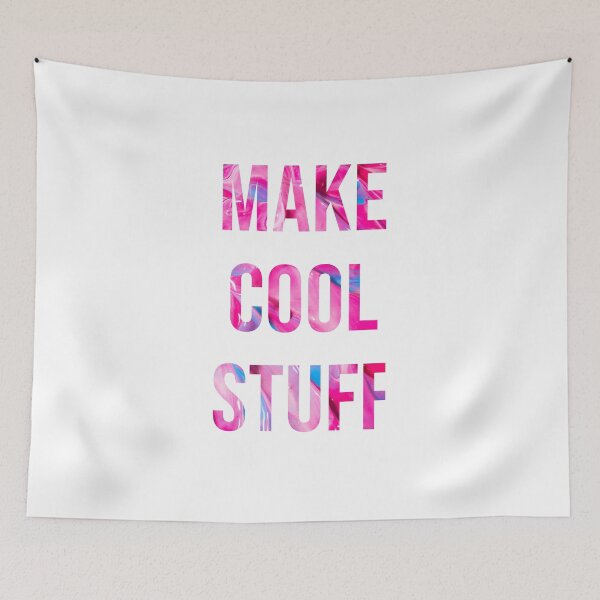 Item preview, MAKE COOL STUFF (v3 paint pour/smear) designed and sold by AdennFox.