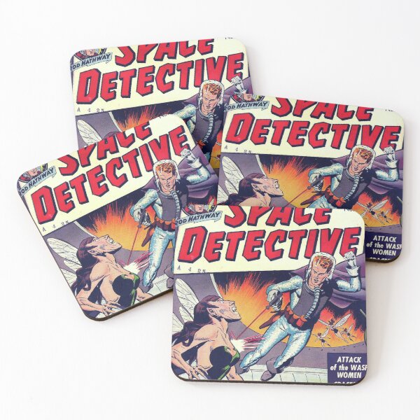 Item preview, Vintage Comic Cover of Space Detective designed and sold by mjamesno.