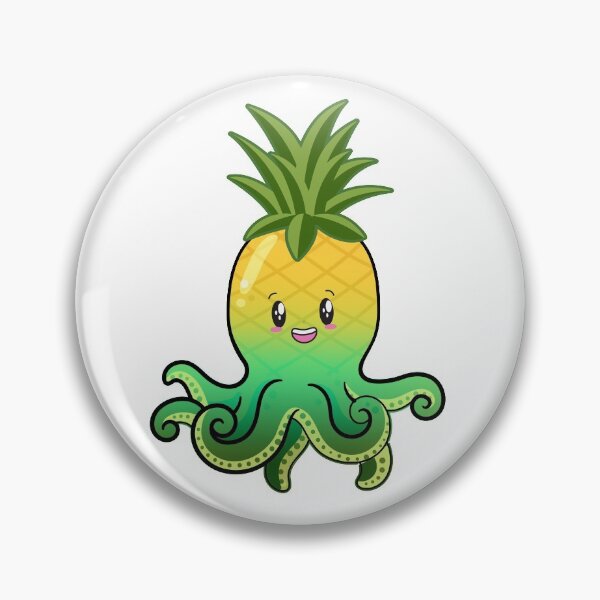 Item preview, Cute Green Octopus Pineapple for Fruit Lovers designed and sold by LeGND.