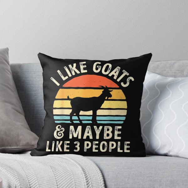 Item preview, I Like Goats And Maybe Like 3 People Goat Farm Farmer Gifts Merch designed and sold by theroadahead82.