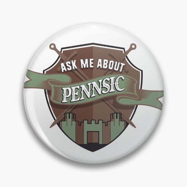 Item preview, ASK ME ABOUT PENNSIC (RUST) designed and sold by ArtsArtyArt.