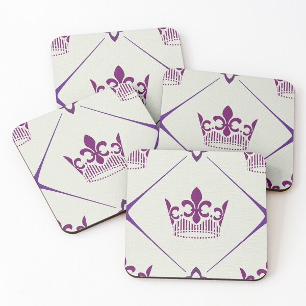 Item preview, Fleur-de-Lys Purple Crown 0300 designed and sold by vortexatelier.