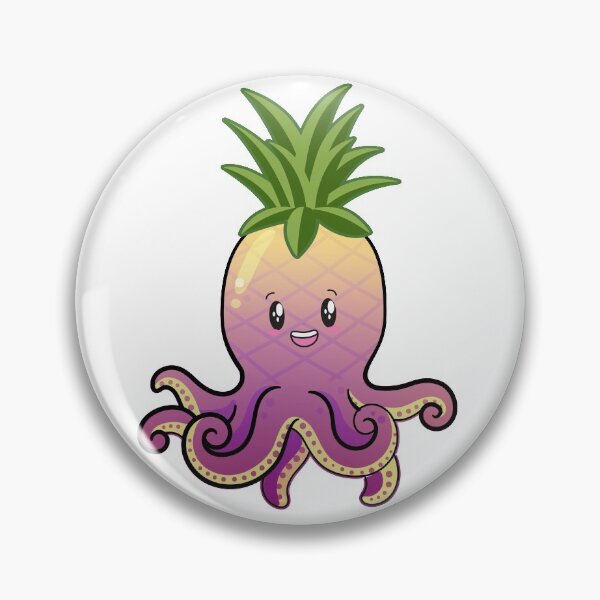 Item preview, Cute Purple Octopus Pineapple for Fruit Lovers designed and sold by LeGND.