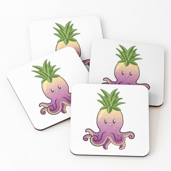Item preview, Cute Purple Octopus Pineapple for Fruit Lovers designed and sold by LeGND.